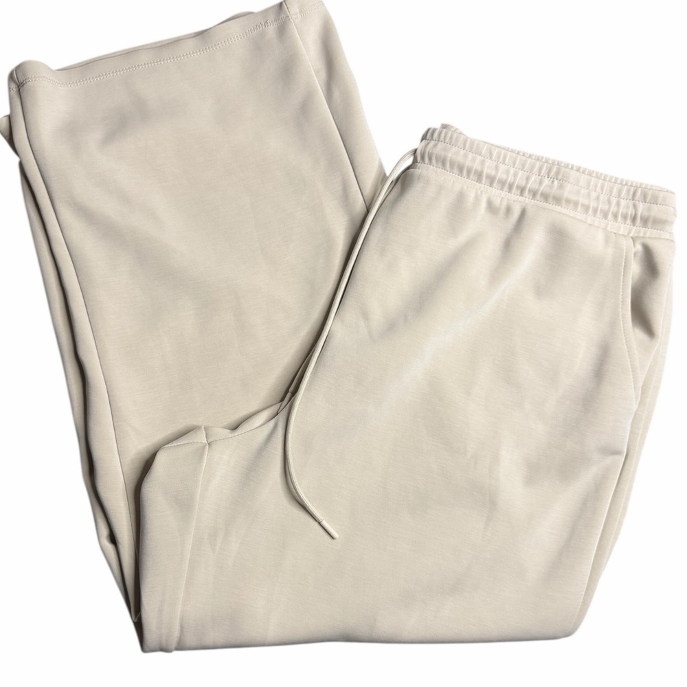Glow Motion Beige‎ Lounge Pants Womens 2X Wide Leg Athleisure Comfort